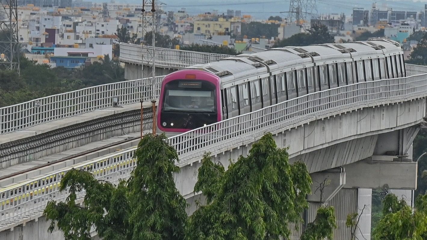 <div class="paragraphs"><p>K R Pura to Baiyappanahalli link Namma Metro Railway line.&nbsp;</p></div>