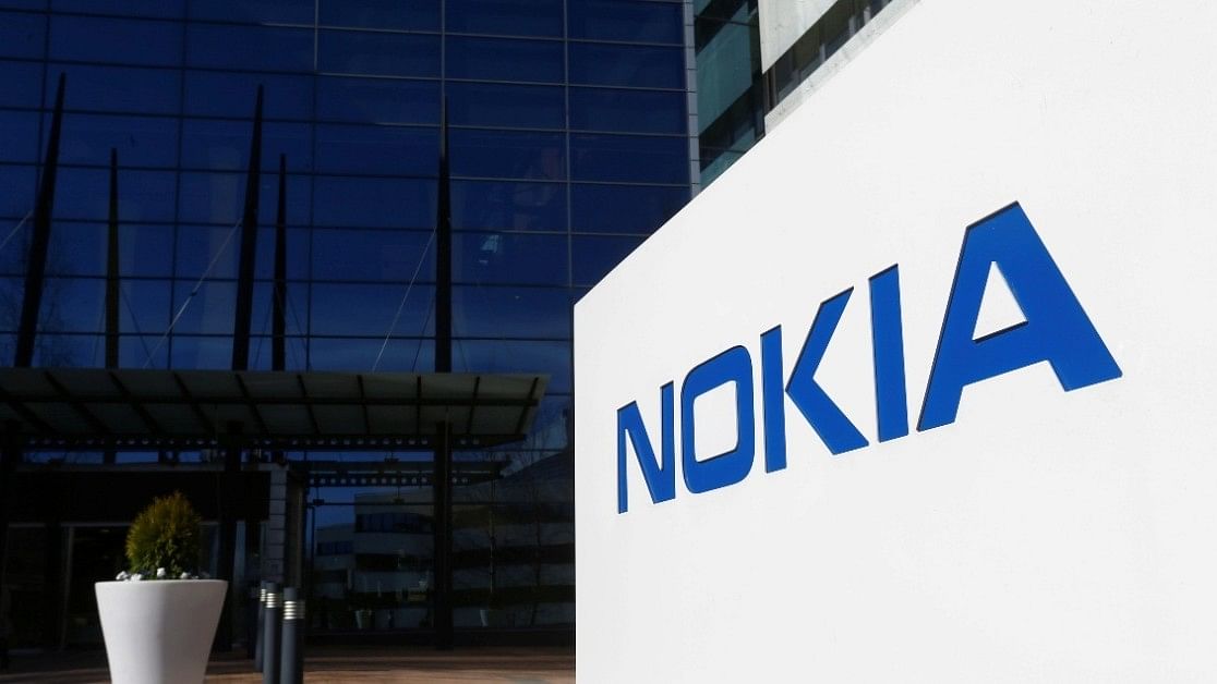 <div class="paragraphs"><p>A Nokia logo is seen at the company's headquarters in Espoo, Finland. </p></div>