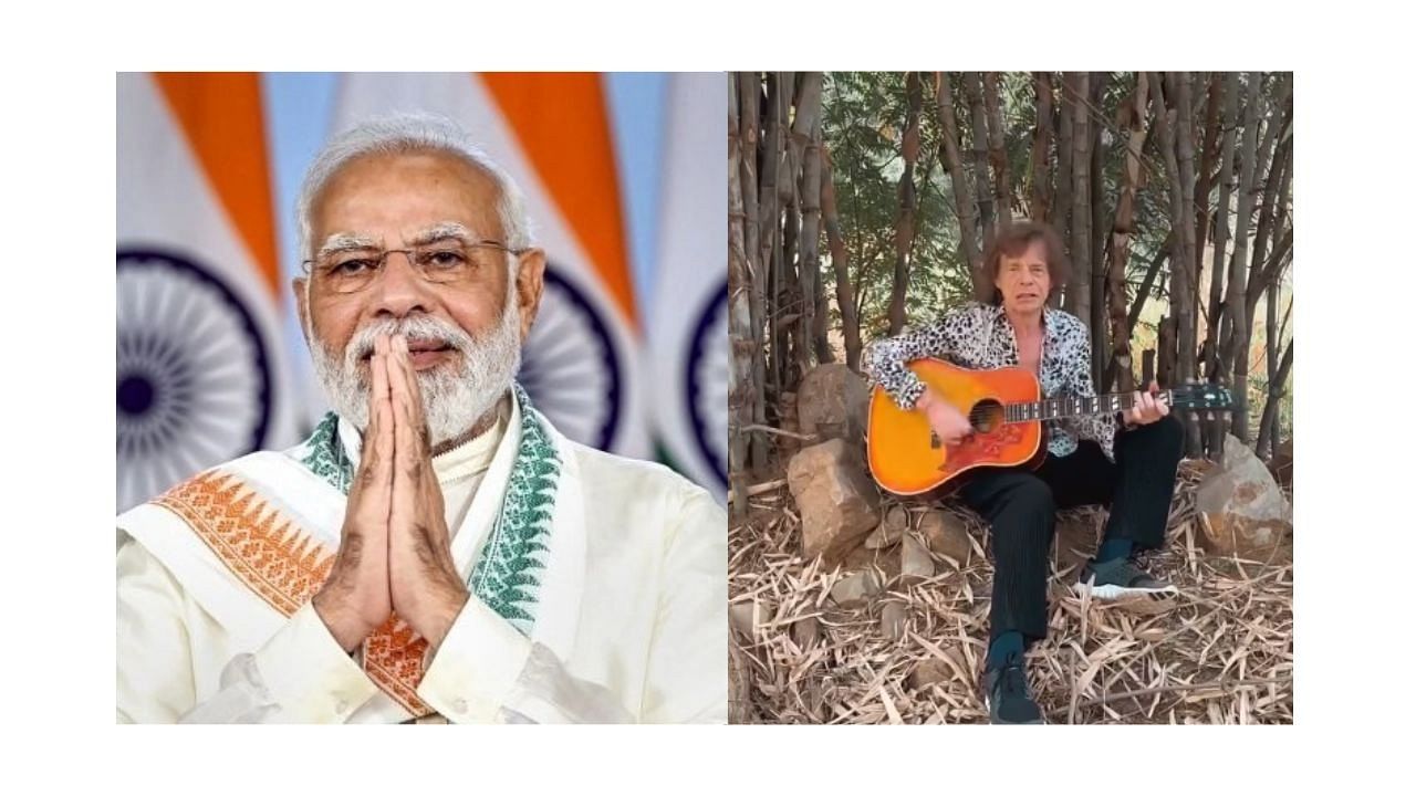 <div class="paragraphs"><p>PM Narendra Modi and&nbsp;Mick Jagger.</p></div>