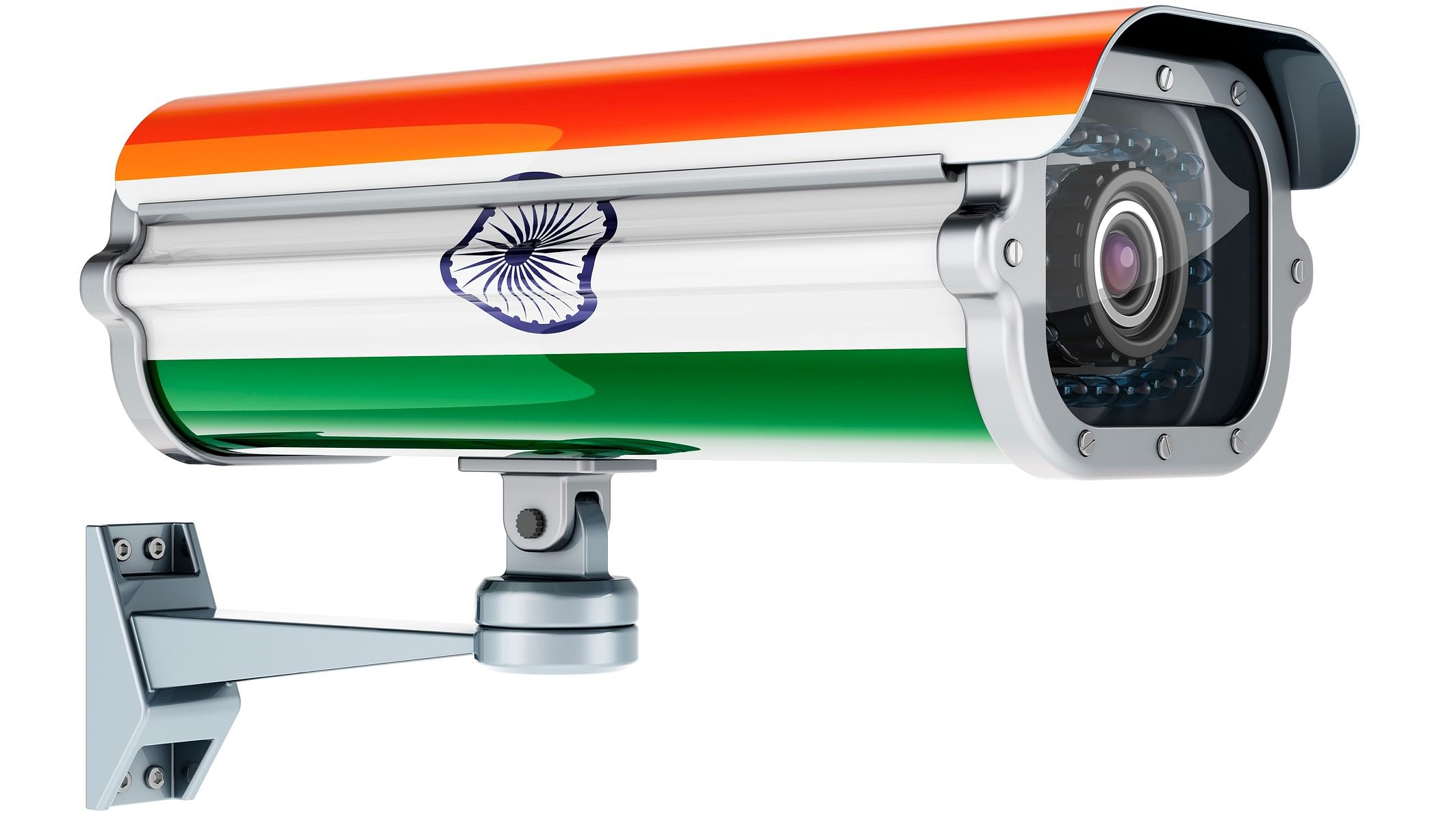 <div class="paragraphs"><p>Representative image of a surveillance camera with the India flag.</p></div>