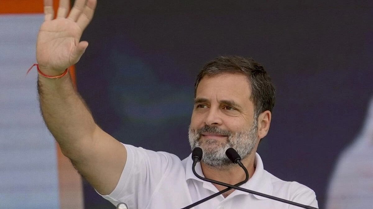 <div class="paragraphs"><p>Congress leader Rahul Gandhi at a rally for the Telangana Assembly polls, in Nizamabad district.&nbsp;</p></div>