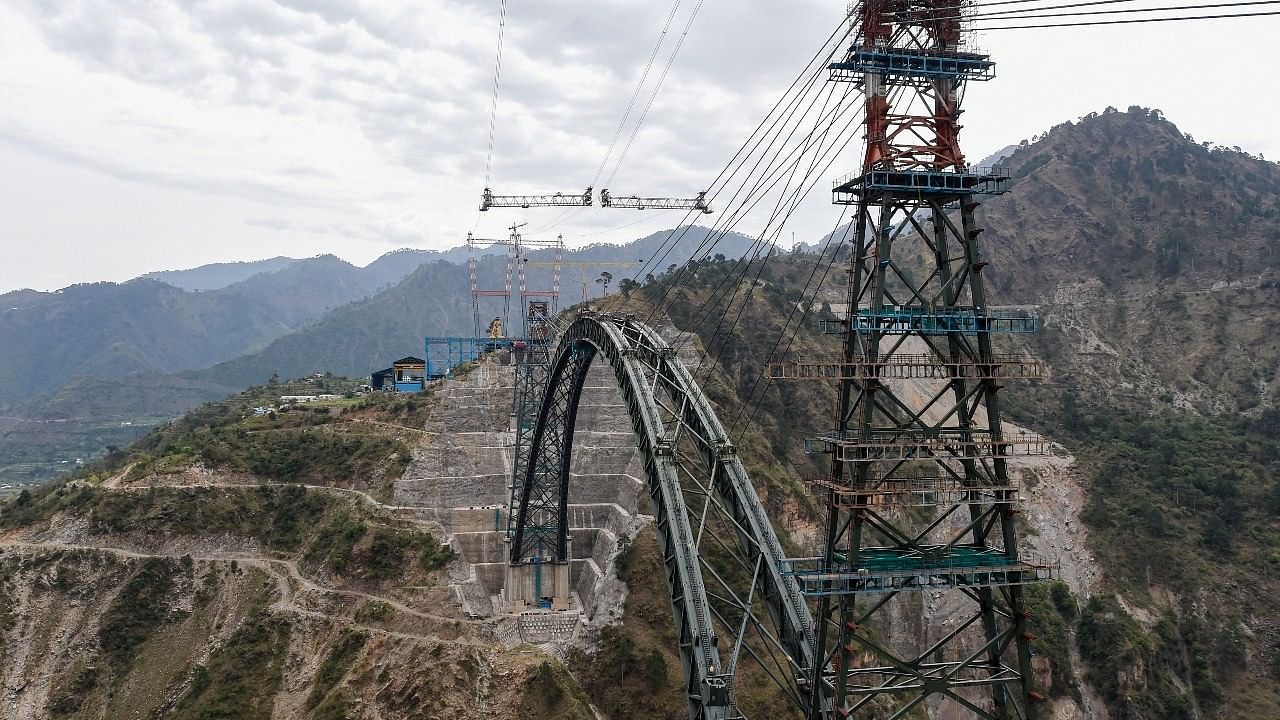 <div class="paragraphs"><p>This bridge is part of the Udhampur-Srinagar-Baramulla rail link project and is constructed at a cost of Rs 1,250 crore. </p></div>