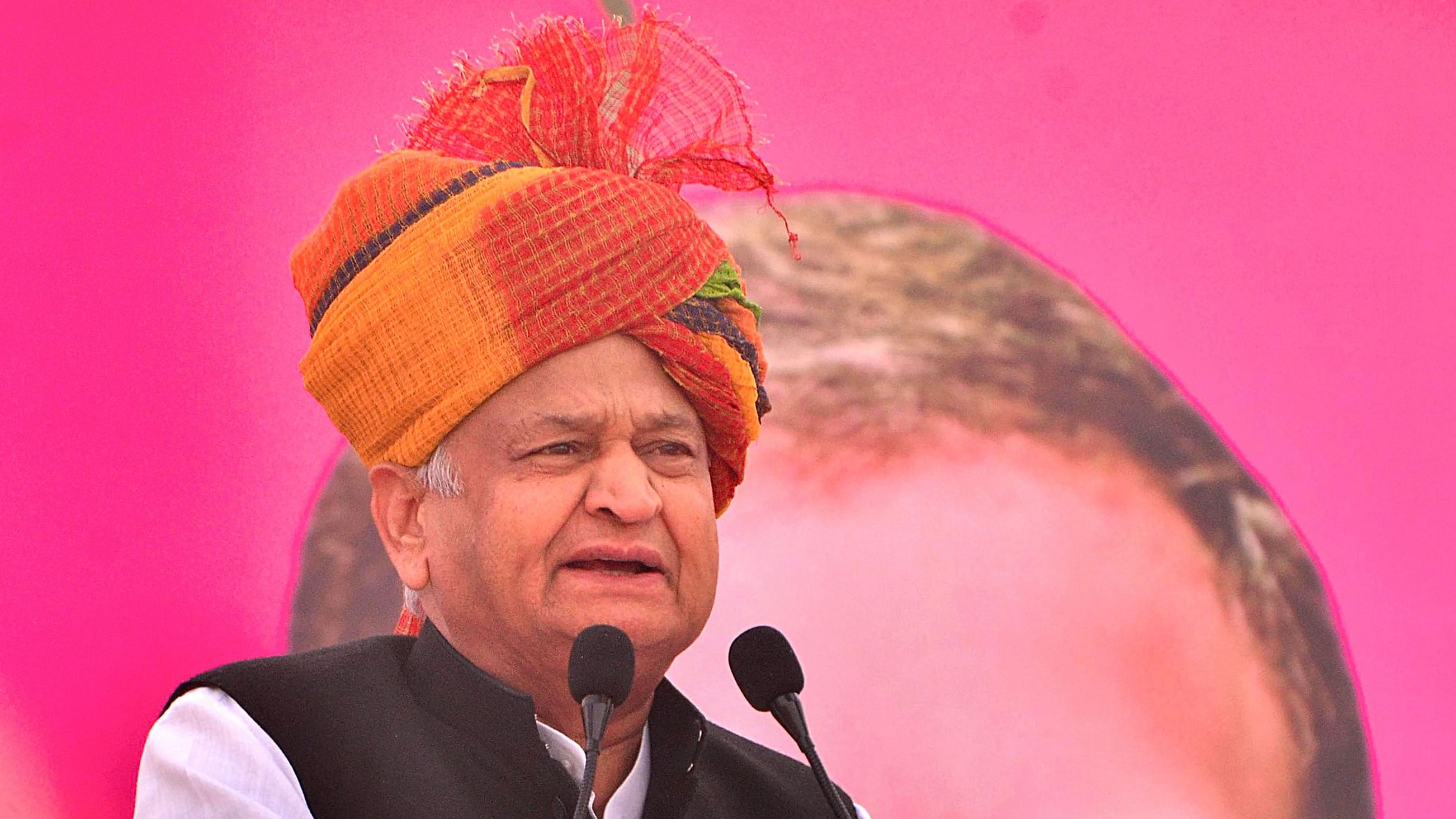 <div class="paragraphs"><p>Rajasthan Chief Minister Ashok Gehlot.&nbsp;</p></div>