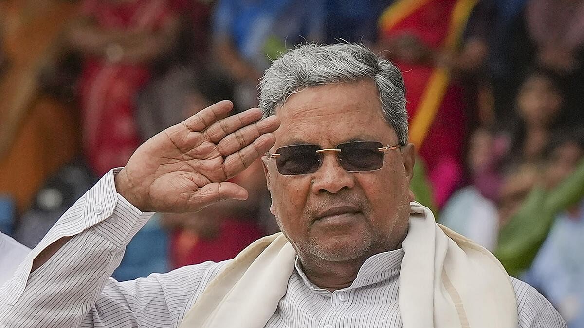 <div class="paragraphs"><p>Karnataka Chief Minister Siddaramaiah during an event organised for celebrations of 'Karnataka Rajyotsava', at Sree Kanteerava Stadium in Bengaluru.</p></div>