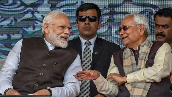 <div class="paragraphs"><p>PM Narendra Modi (Left) and Bihar CM Nitish Kumar (Right).</p></div>