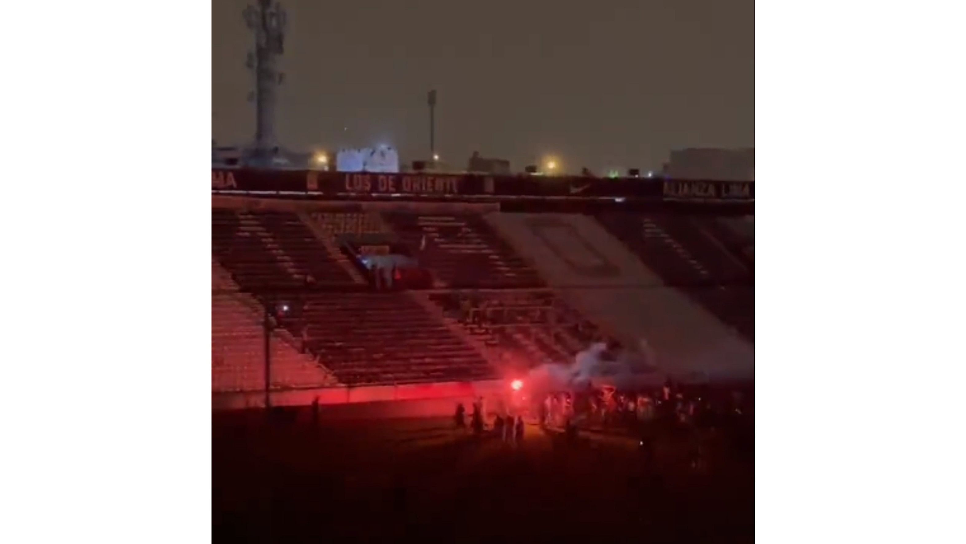 <div class="paragraphs"><p>Peruvian league&nbsp;title&nbsp;celebrations&nbsp;were plunged into darkness at their rivals' stadium, preventing the award ceremony from&nbsp;going&nbsp;ahead.</p></div>