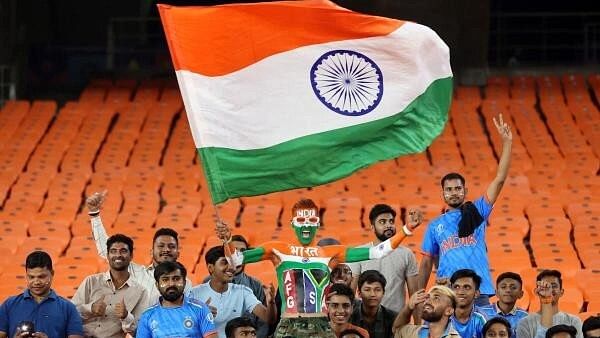 <div class="paragraphs"><p>Indian fans at the Narendra Modi Stadium in Ahmedabad.</p></div>