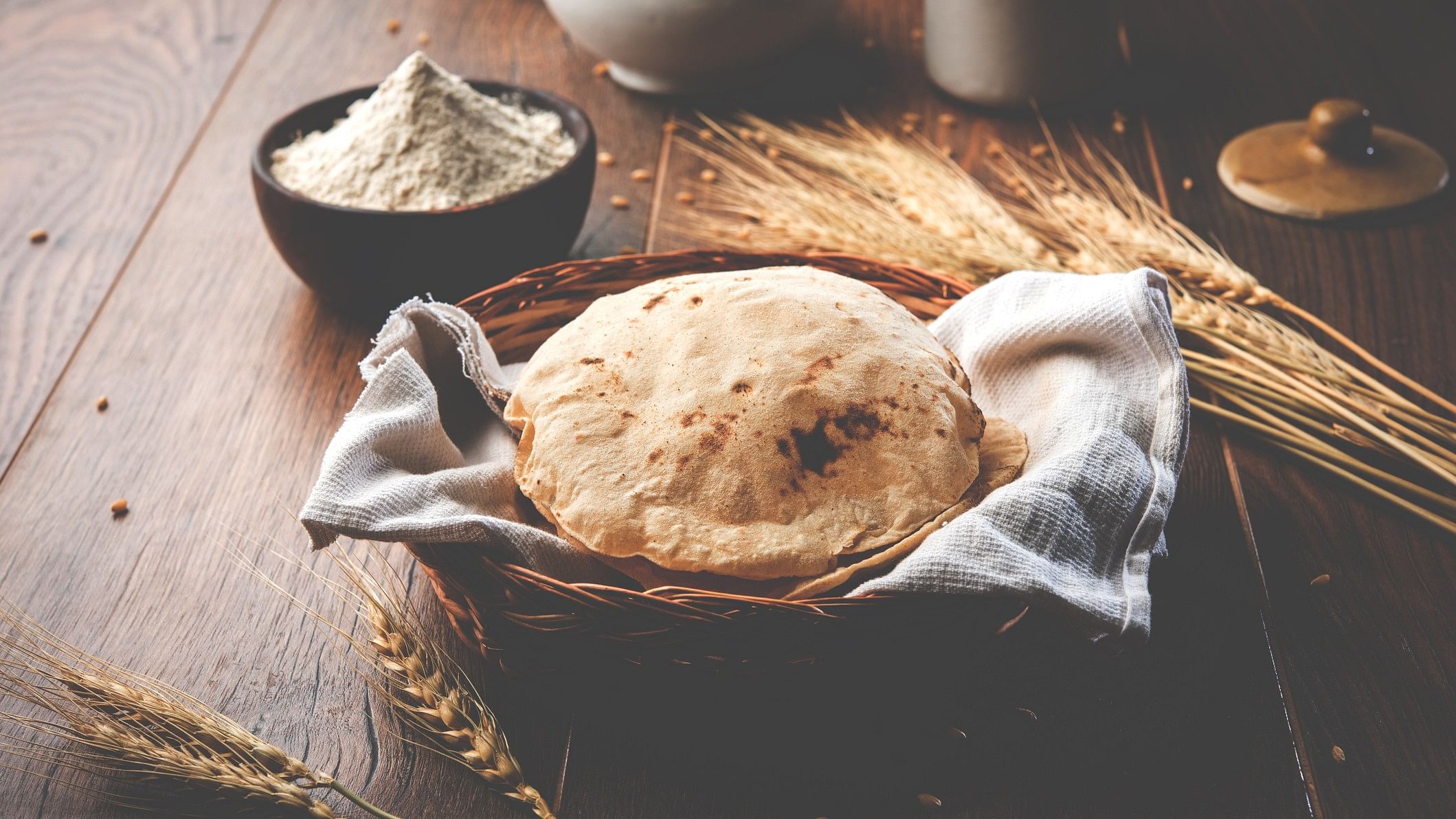 <div class="paragraphs"><p>Hot rotis seen on a table.&nbsp;</p></div>