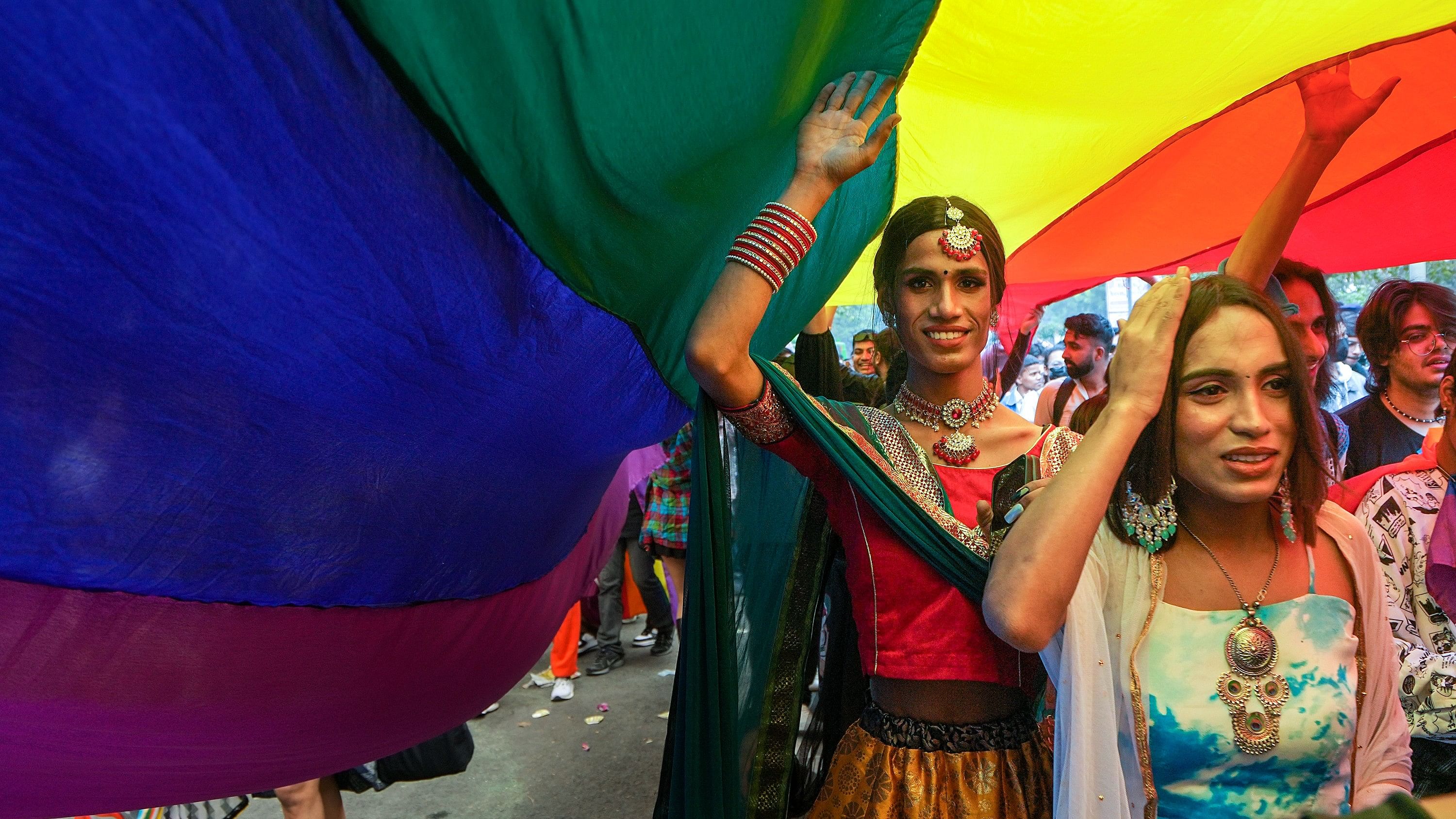 <div class="paragraphs"><p>Participants of the ‘Delhi Queer Pride Parade 2023’, in New Delhi, Sunday, Nov. 26, 2023.</p></div>