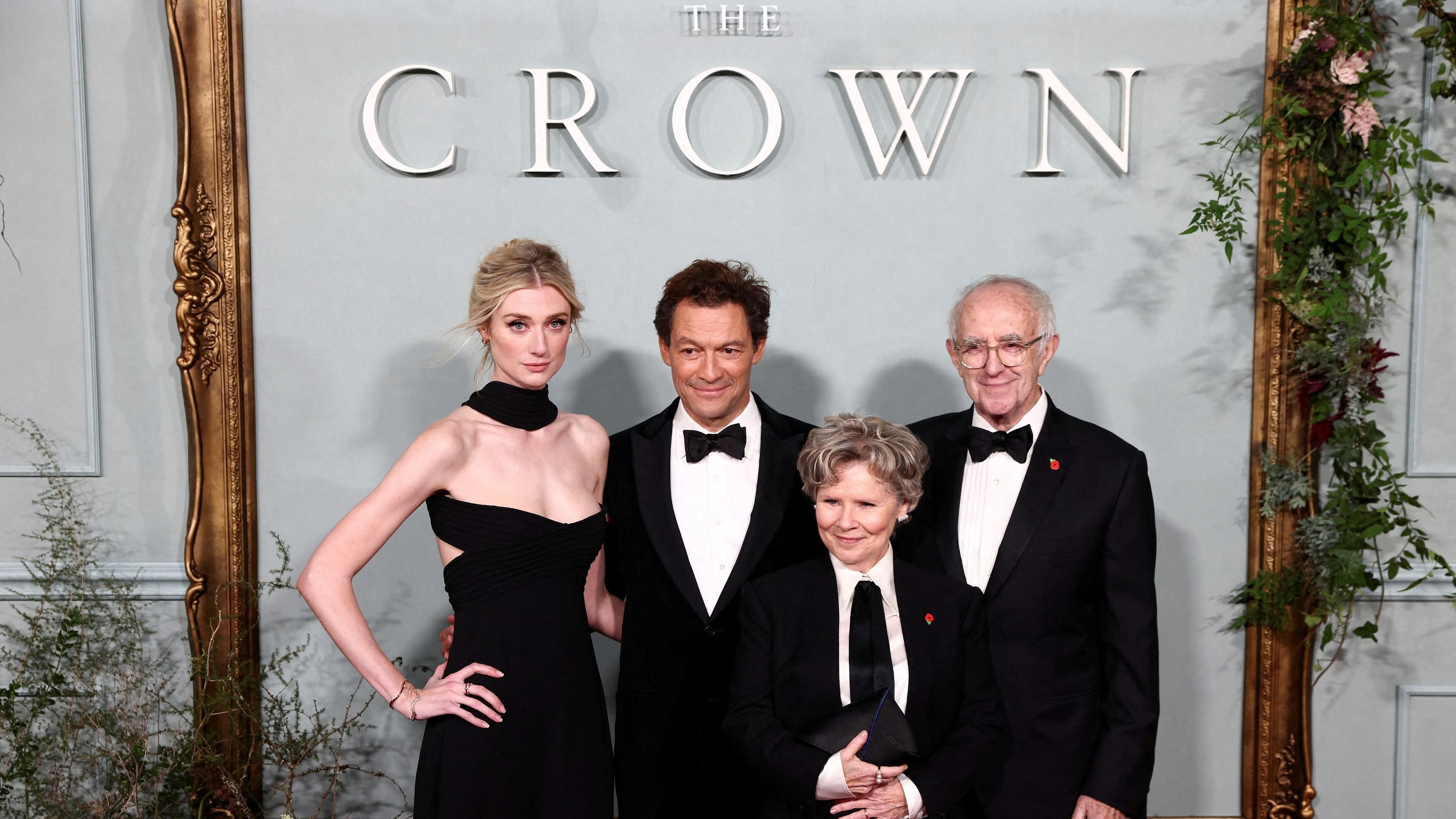 <div class="paragraphs"><p>Cast members Elizabeth Debicki, Dominic West, Imelda Staunton and Jonathan Pryce attend the premiere for the TV series 'The Crown' Season 5 in London.</p></div>