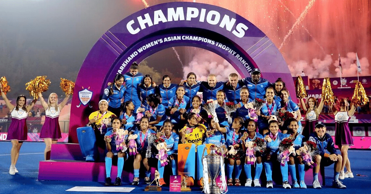 Indický ženský hokejový tým znovu získává své nejlepší šesté místo ve světovém žebříčku