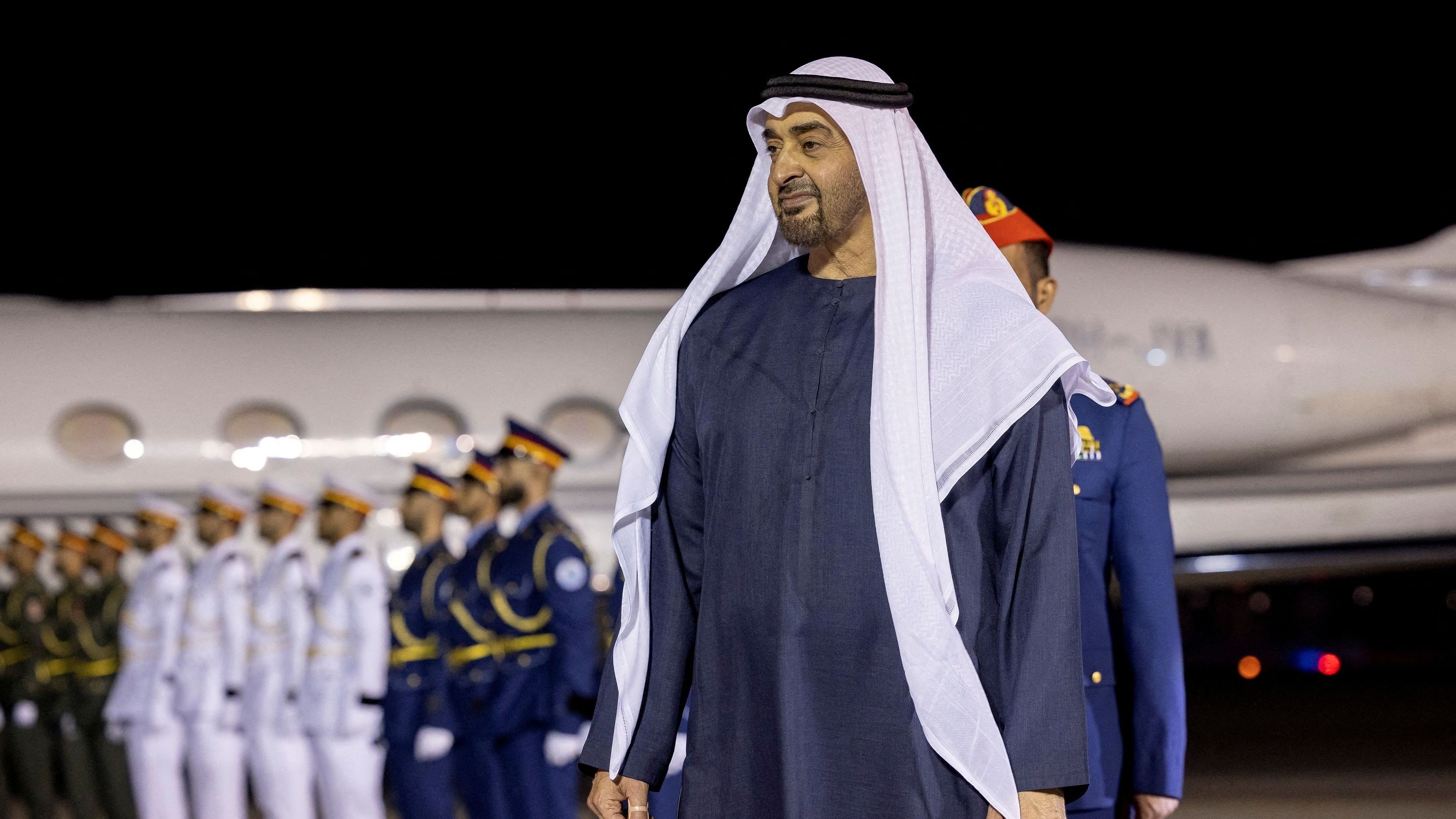 <div class="paragraphs"><p>Sheikh Mohamed bin Zayed Al Nahyan, President of the United Arab Emirates.</p></div>