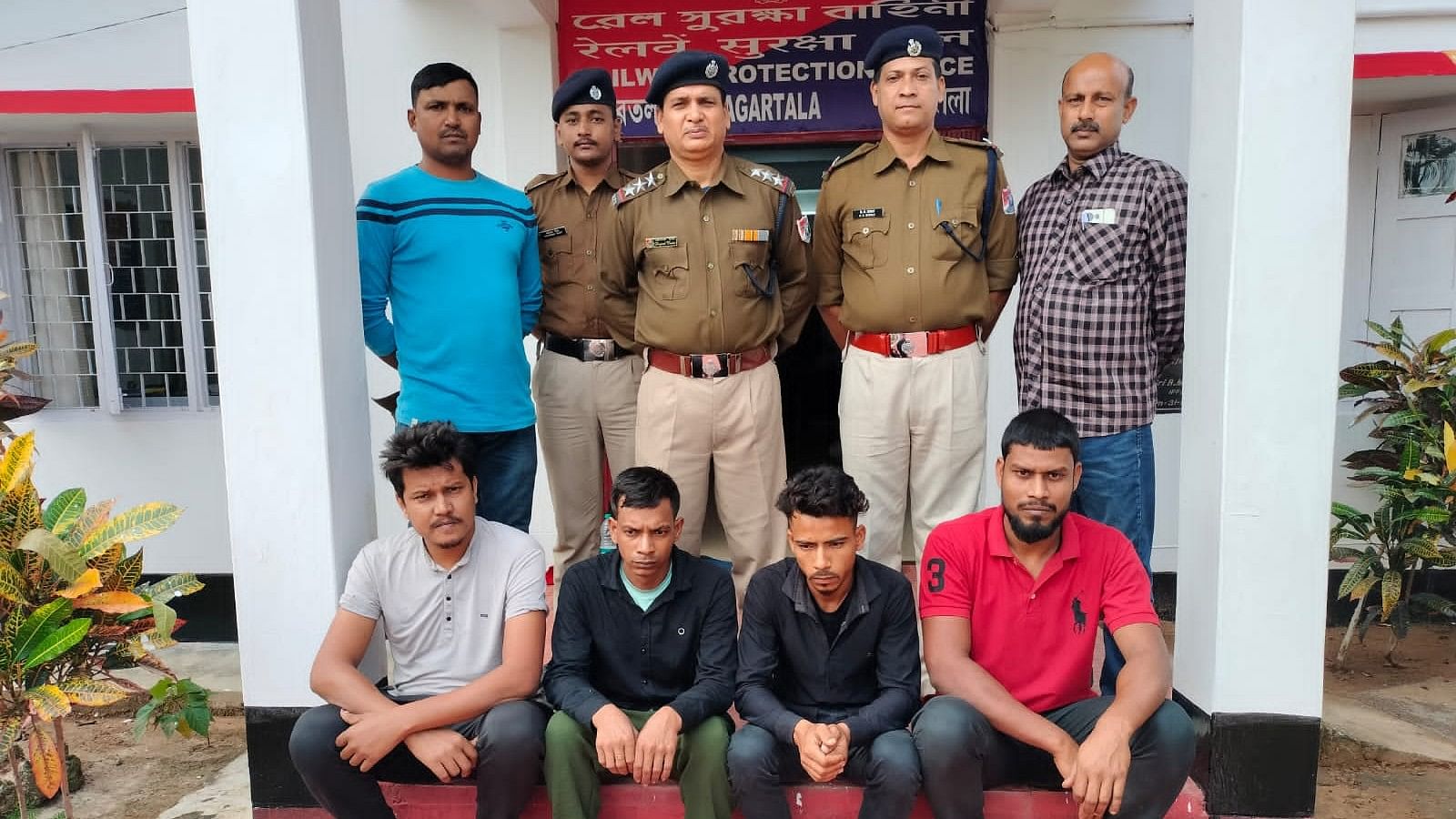 <div class="paragraphs"><p>Three Bangladeshi nationals and an Indian agent arrested from Agartala railway station on November 21.<br></p></div>