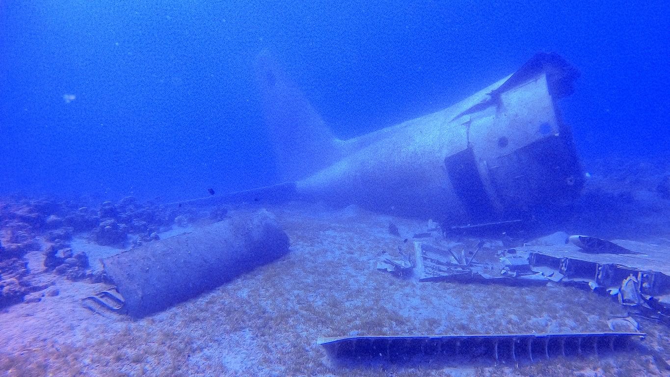 <div class="paragraphs"><p>Representative image of debris from crashed aircraft on seabed</p></div>