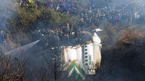 <div class="paragraphs"><p>Yeti Airlines' crash while landing at the Pokhara airport in Nepal.</p></div>