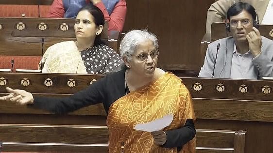 <div class="paragraphs"><p>Nirmala Sitharaman in Rajya Sabha </p></div>