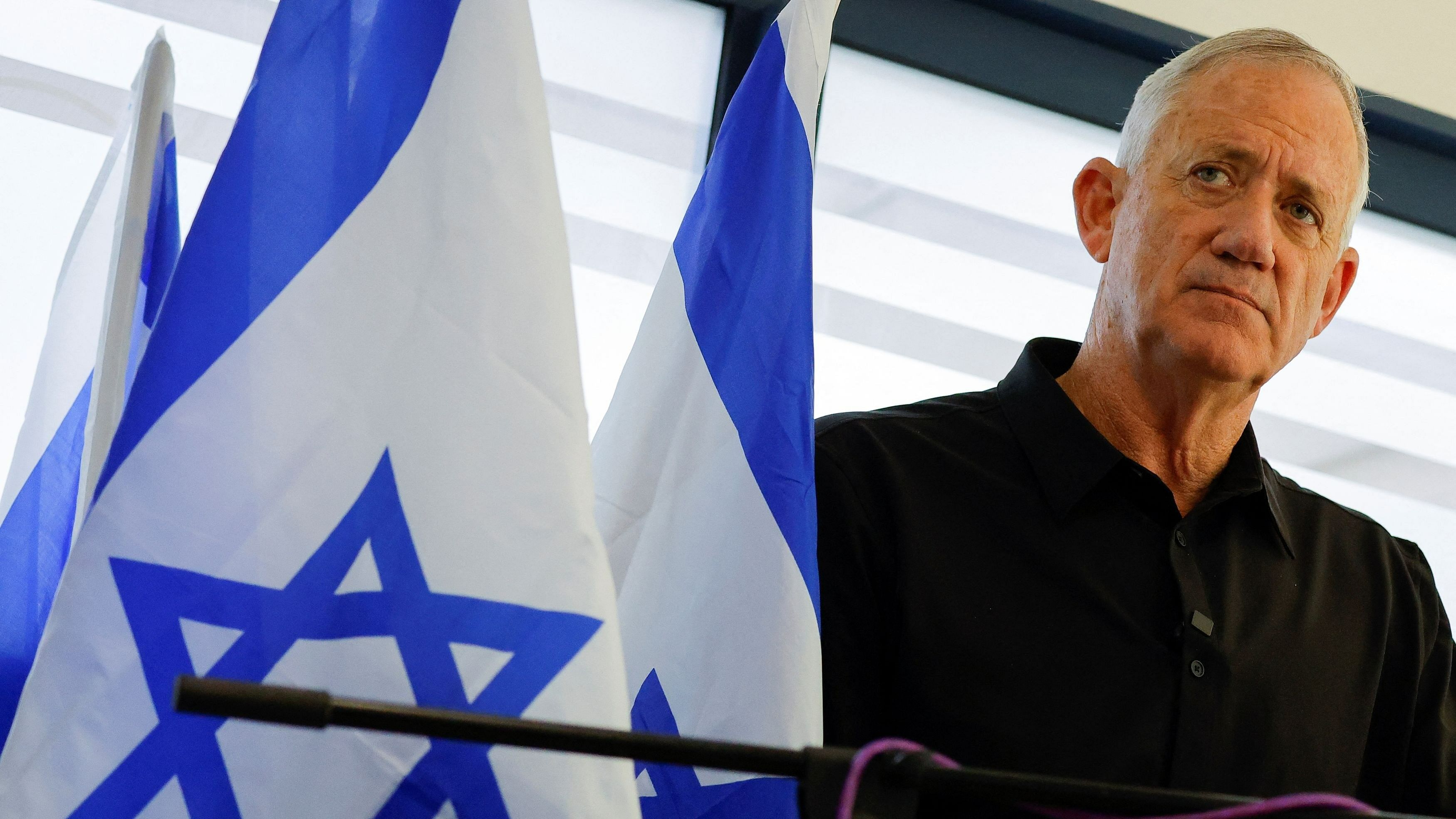 <div class="paragraphs"><p>Defence Minister of Israel Benny Gantz speaks</p></div>