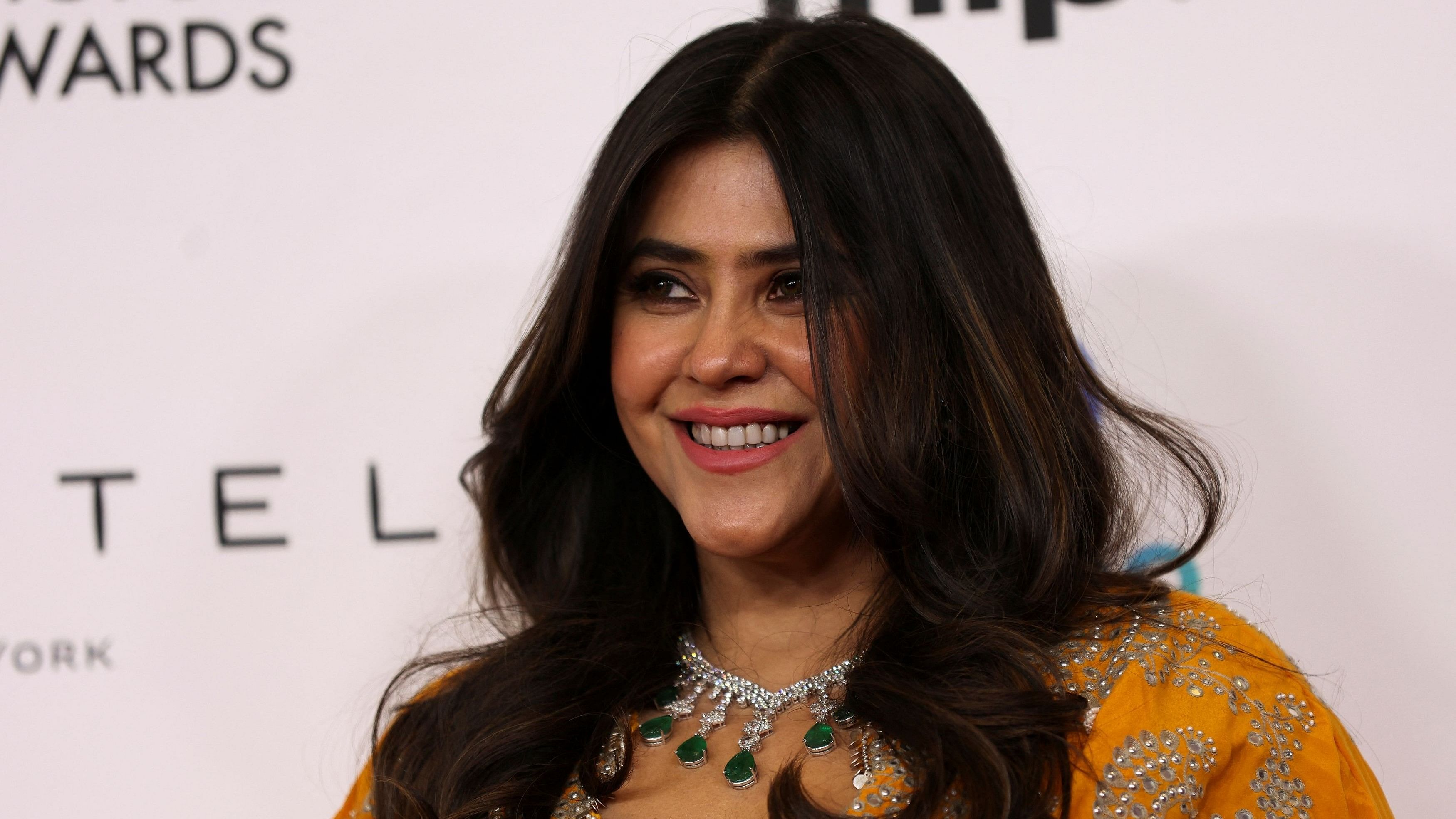 <div class="paragraphs"><p>Ekta Kapoor attends the 51st International Emmy Awards in New York City, New York, US, November 20, 2023</p></div>