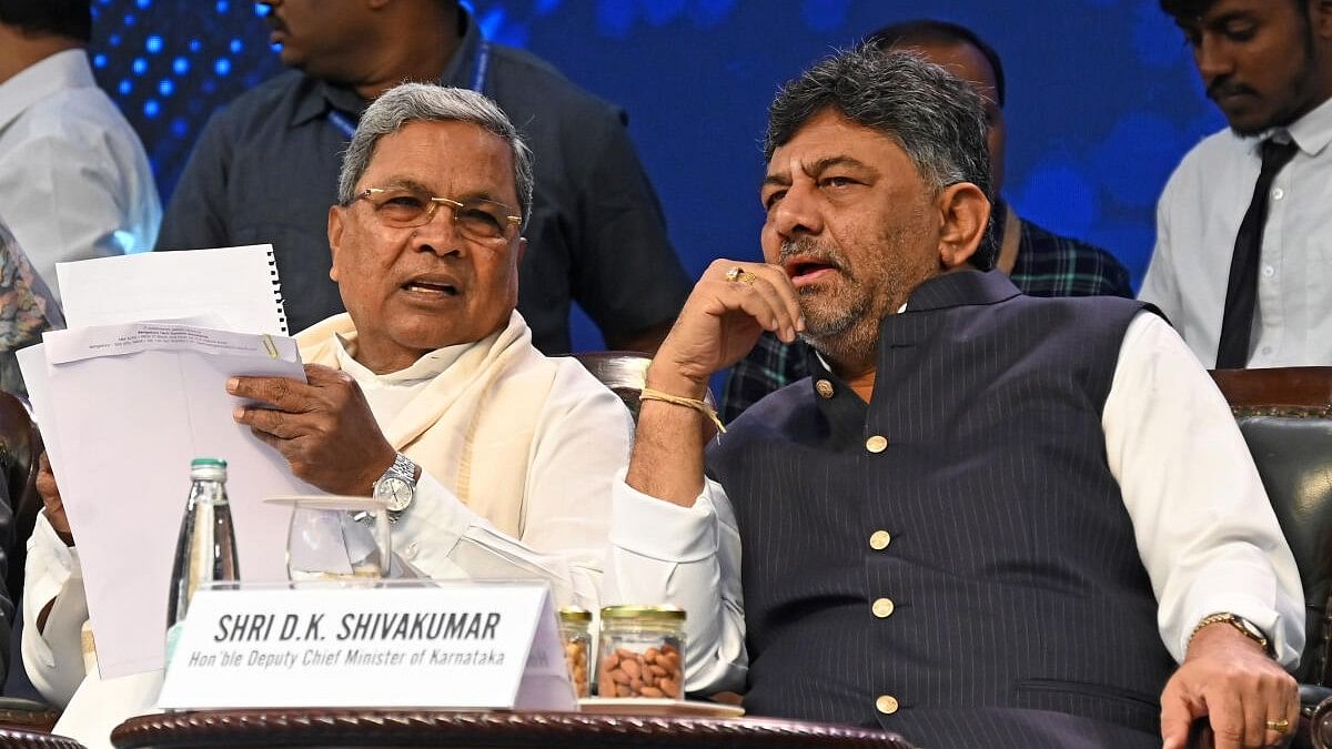 <div class="paragraphs"><p>Karnataka CM Siddaramaiah with Deputy CM D K Shivakumar.</p></div>