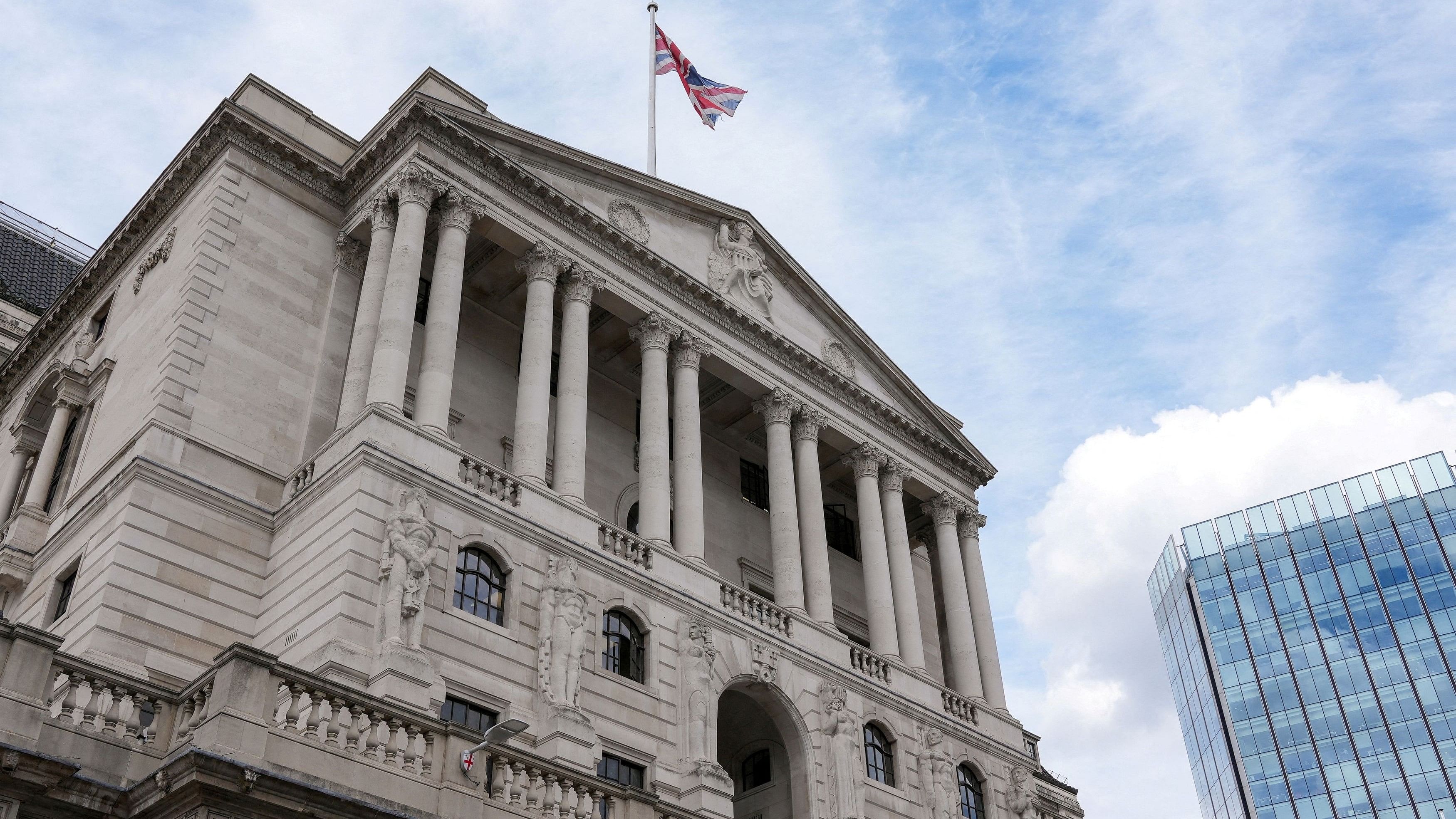 <div class="paragraphs"><p>A general view of the Bank of England  building in London, Britain.</p></div>