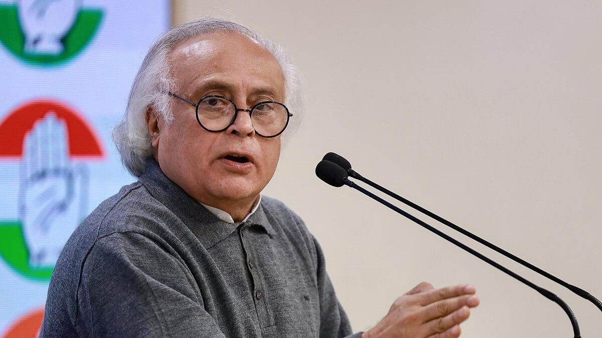 <div class="paragraphs"><p>Congress leader Jairam Ramesh addresses a press conference, in New Delhi, Monday, Dec. 4, 2023.</p></div>