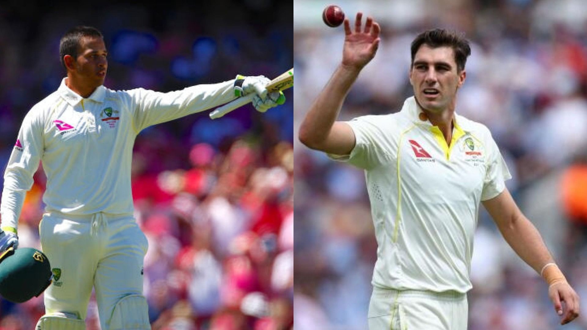 <div class="paragraphs"><p>Australia's opening batsman Usman Khawaja (L) and skipper Pat Cummins (R).</p></div>