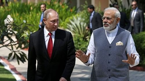 <div class="paragraphs"><p>Russian President Putin and India's PM Narendra Modi </p></div>