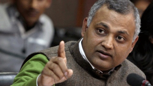 <div class="paragraphs"><p>Delhi Jal Board vice-chairman Somnath Bharti.</p></div>