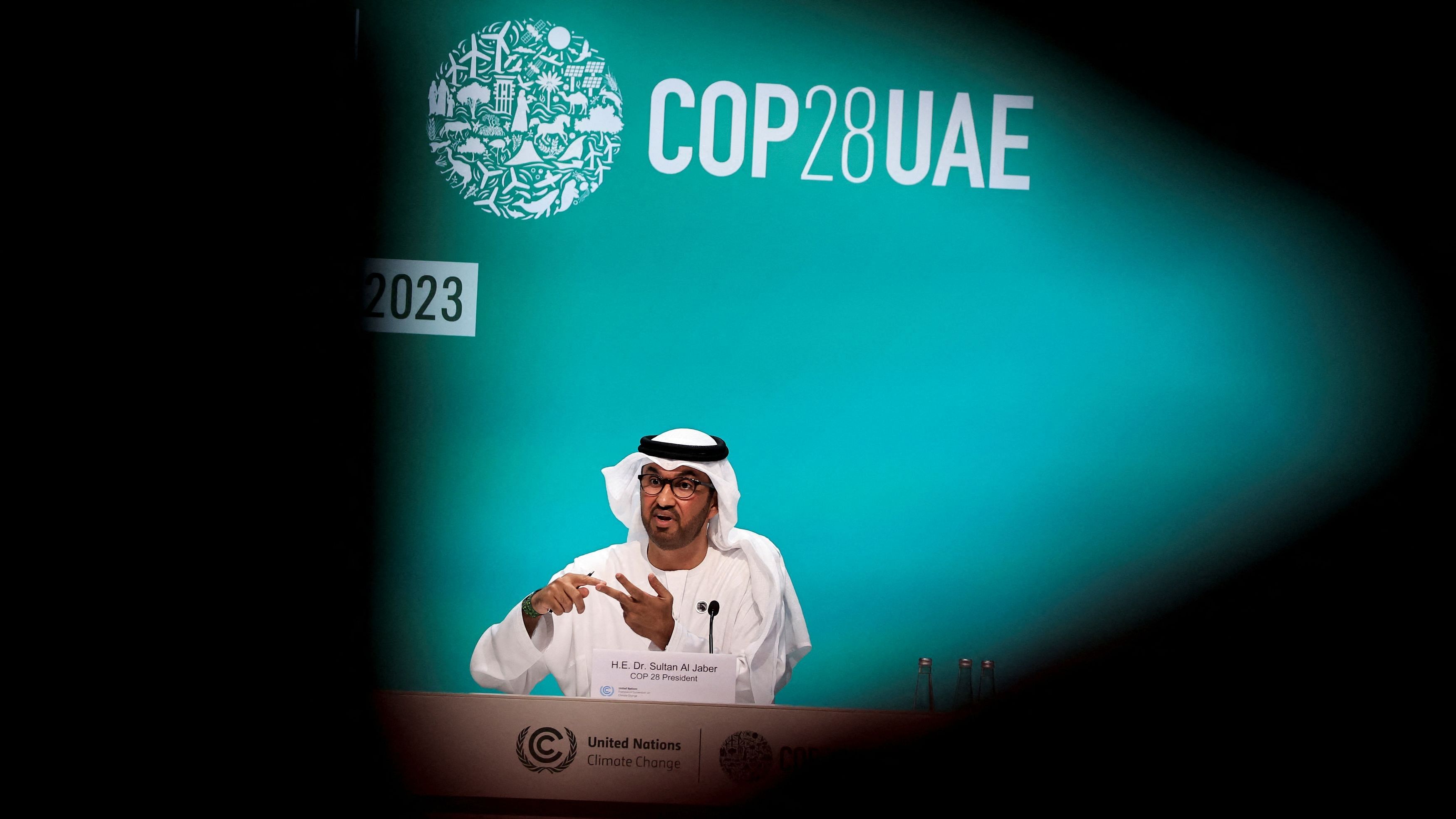 <div class="paragraphs"><p>COP28 President Sultan Al Jaber.</p></div>