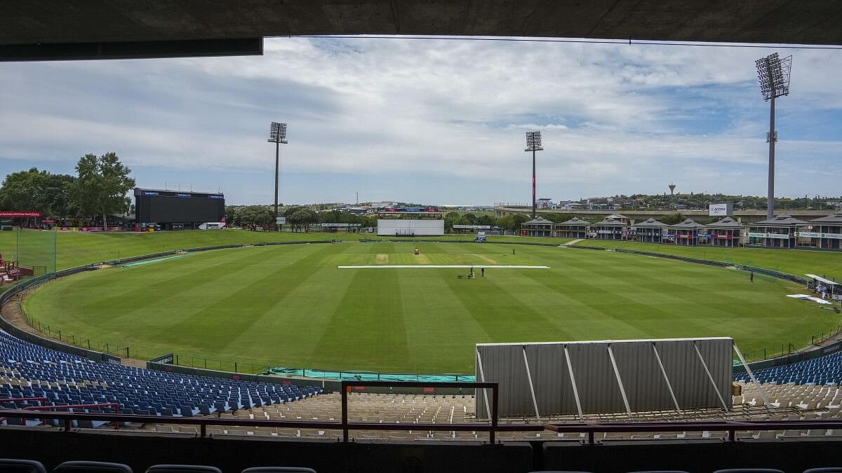 <div class="paragraphs"><p>SuperSport Park stadium ahead of the first Test cricket match between India and South Africa, in Centurion, Friday, Dec. 22, 2023.</p></div>