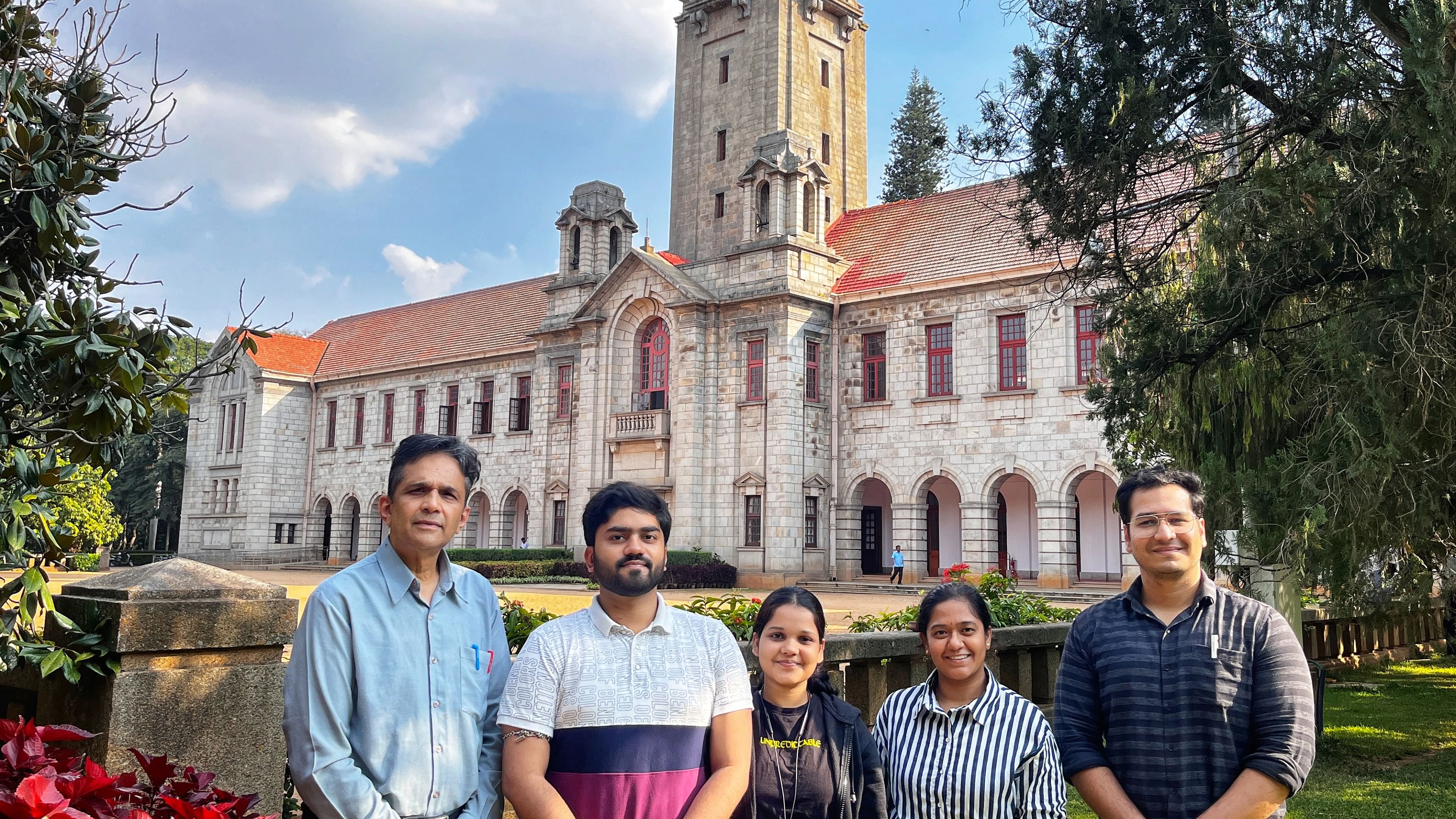 <div class="paragraphs"><p>The research team (L-R) Dipankar Nandi, Avik Chattopadhyay, Nikita Ramteke, Sirisha Jagdish, and Aaghosh Karhale.</p></div>