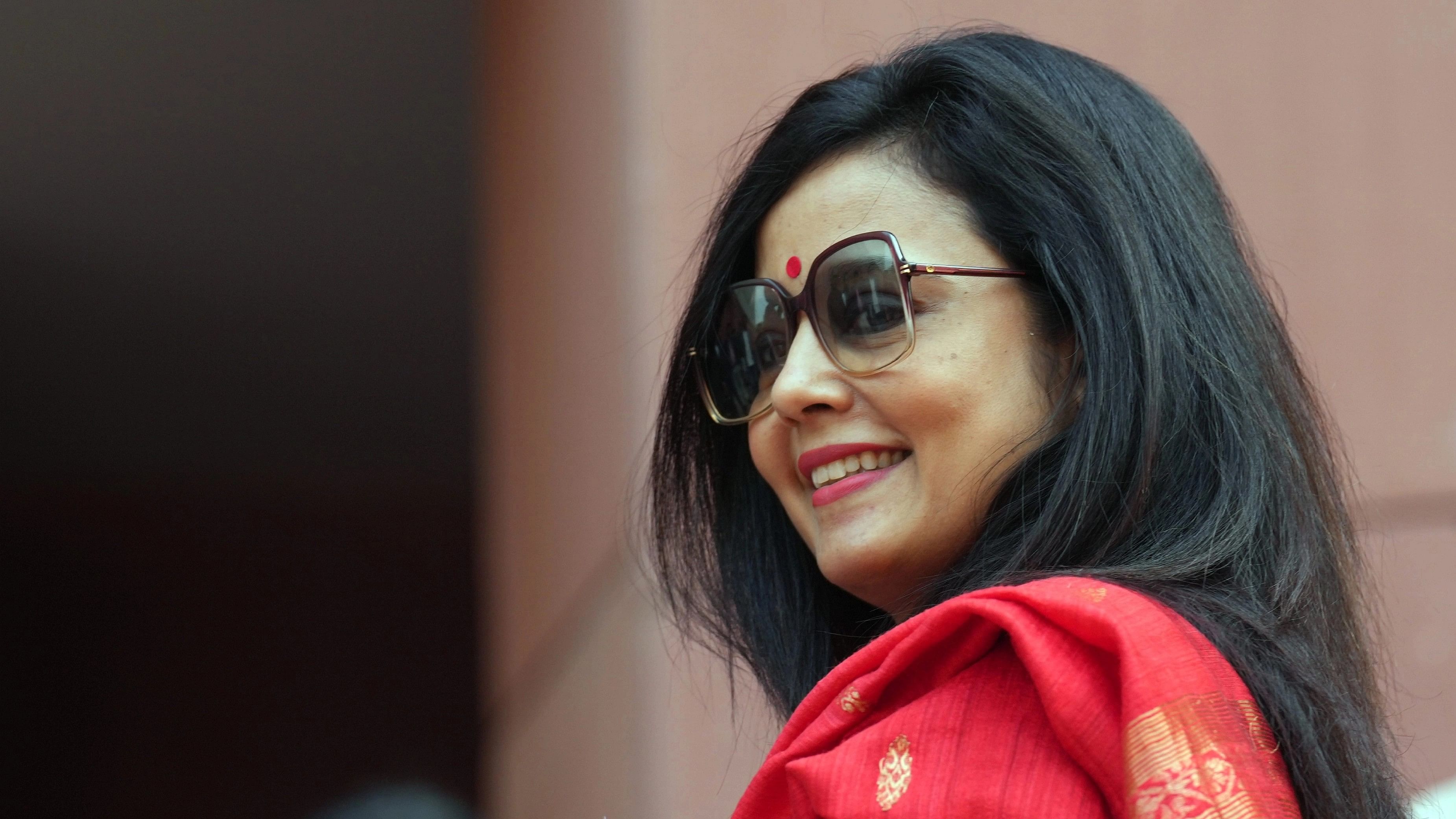 <div class="paragraphs"><p>TMC MP Mahua Moitra on the first day of the Winter session of Parliament, in New Delhi.</p></div>