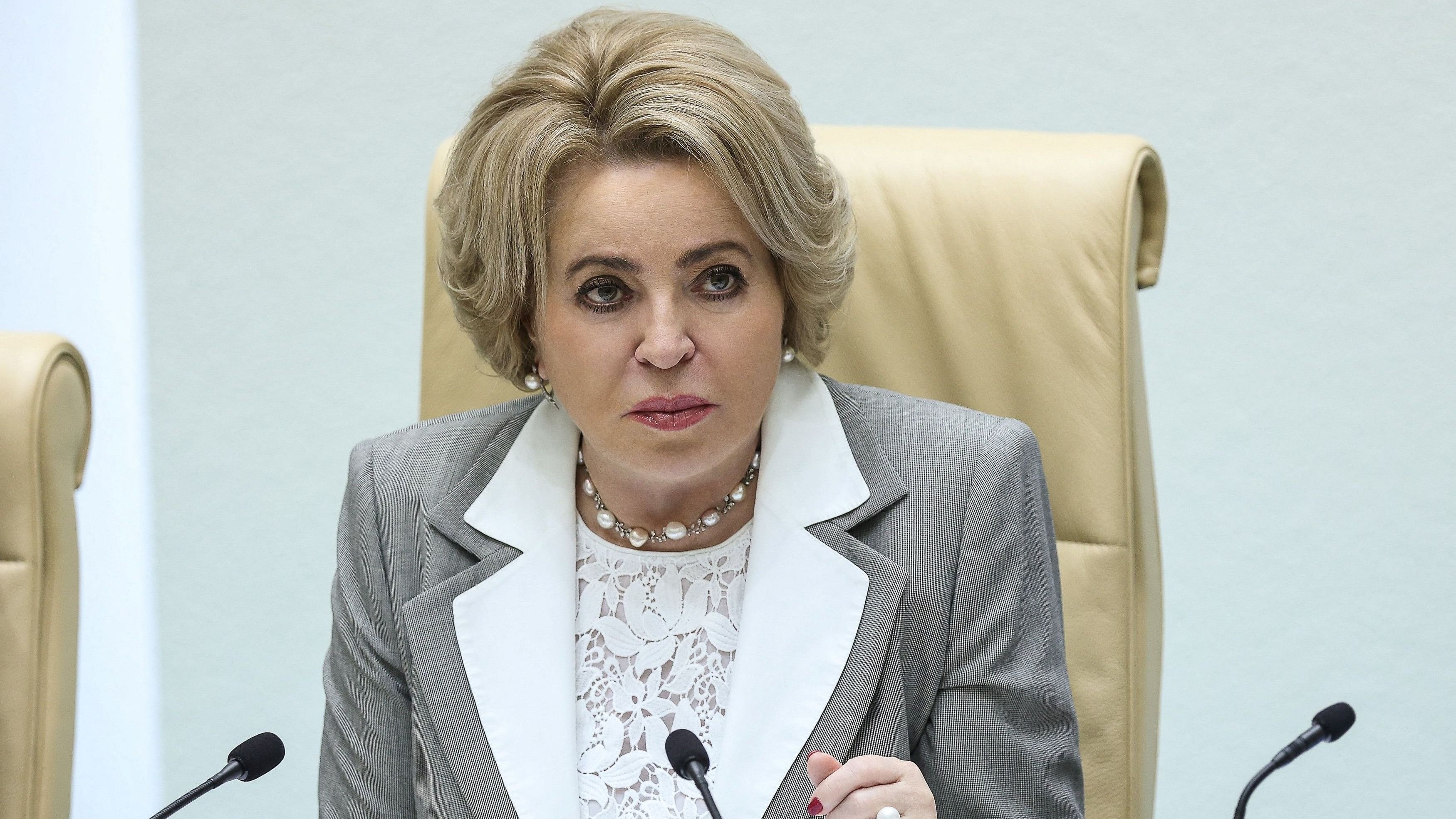 <div class="paragraphs"><p>Chairwoman of Russia's Federation Council upper house of parliament Valentina Matviyenko.</p></div>