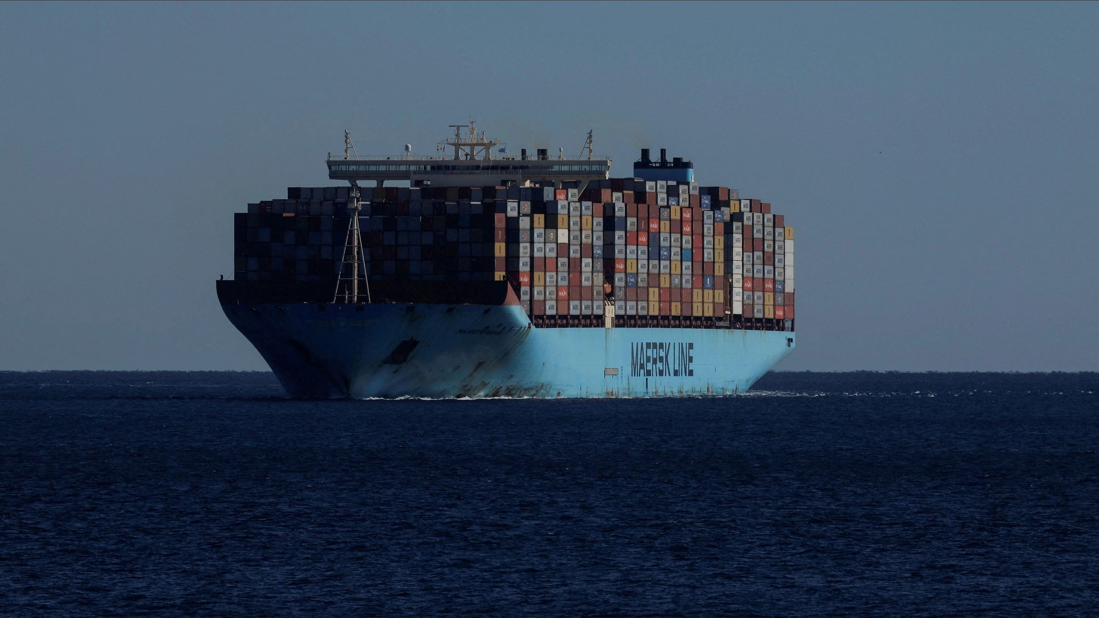 <div class="paragraphs"><p>FILE PHOTO: Containers are seen on the Maersk's Triple-E giant container ship.</p></div>