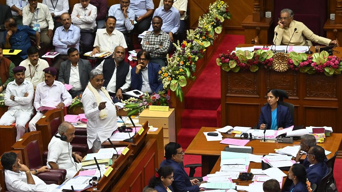 <div class="paragraphs"><p>Chief Minister Siddaramaiah in the Vidhan Parishad of Suvarna Vidhana Soudha in Belagavi</p></div>