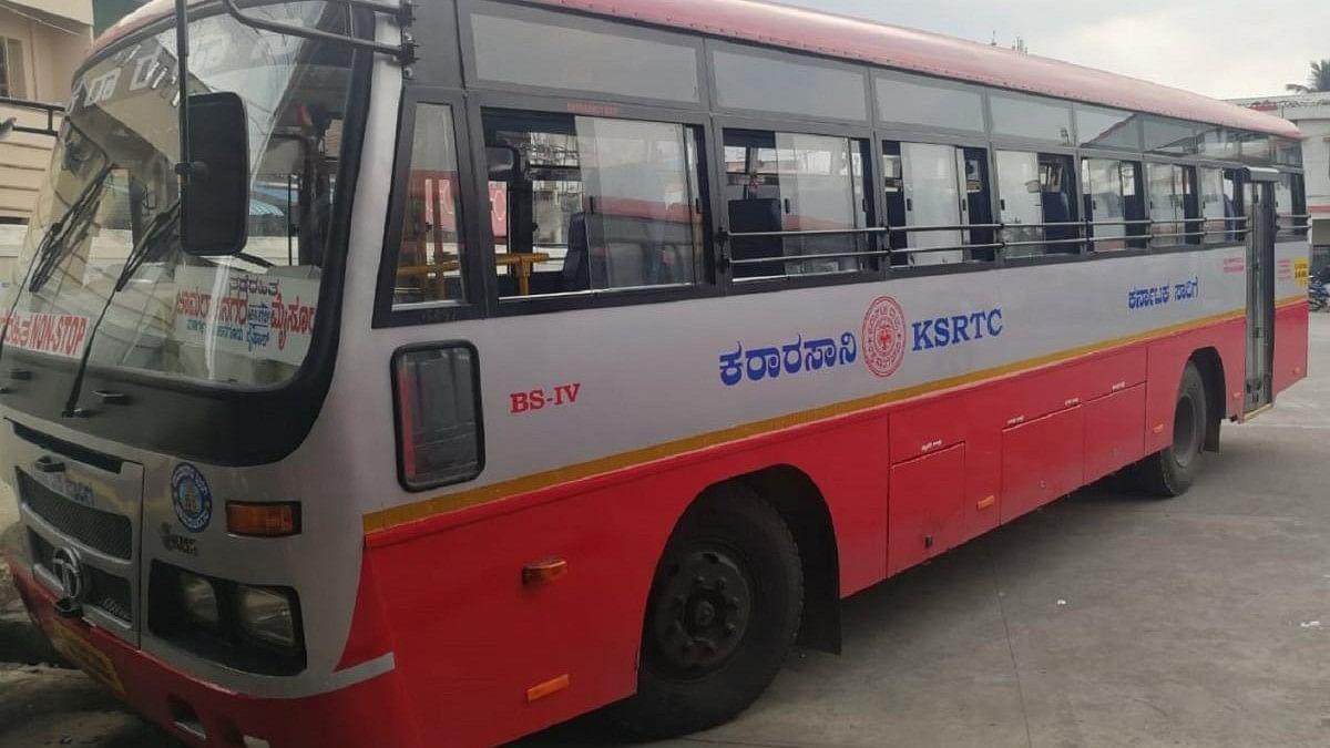 <div class="paragraphs"><p>KSRTC bus</p></div>