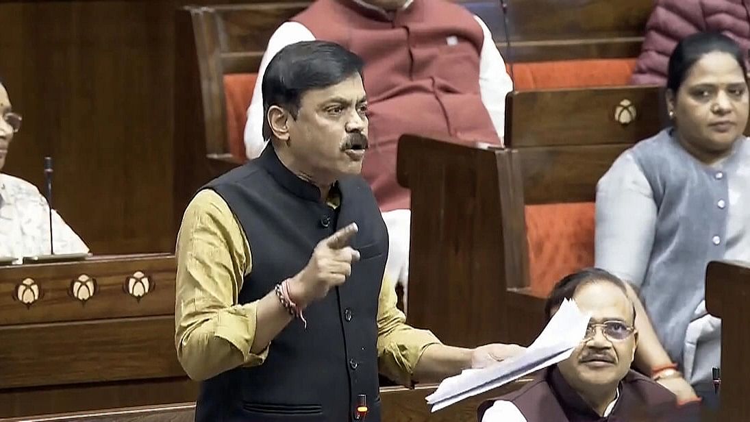 <div class="paragraphs"><p>BJP MP G.V.L. Narasimha Rao speaks in the Rajya Sabha during the Winter session of Parliament, in New Delhi.&nbsp;</p></div>