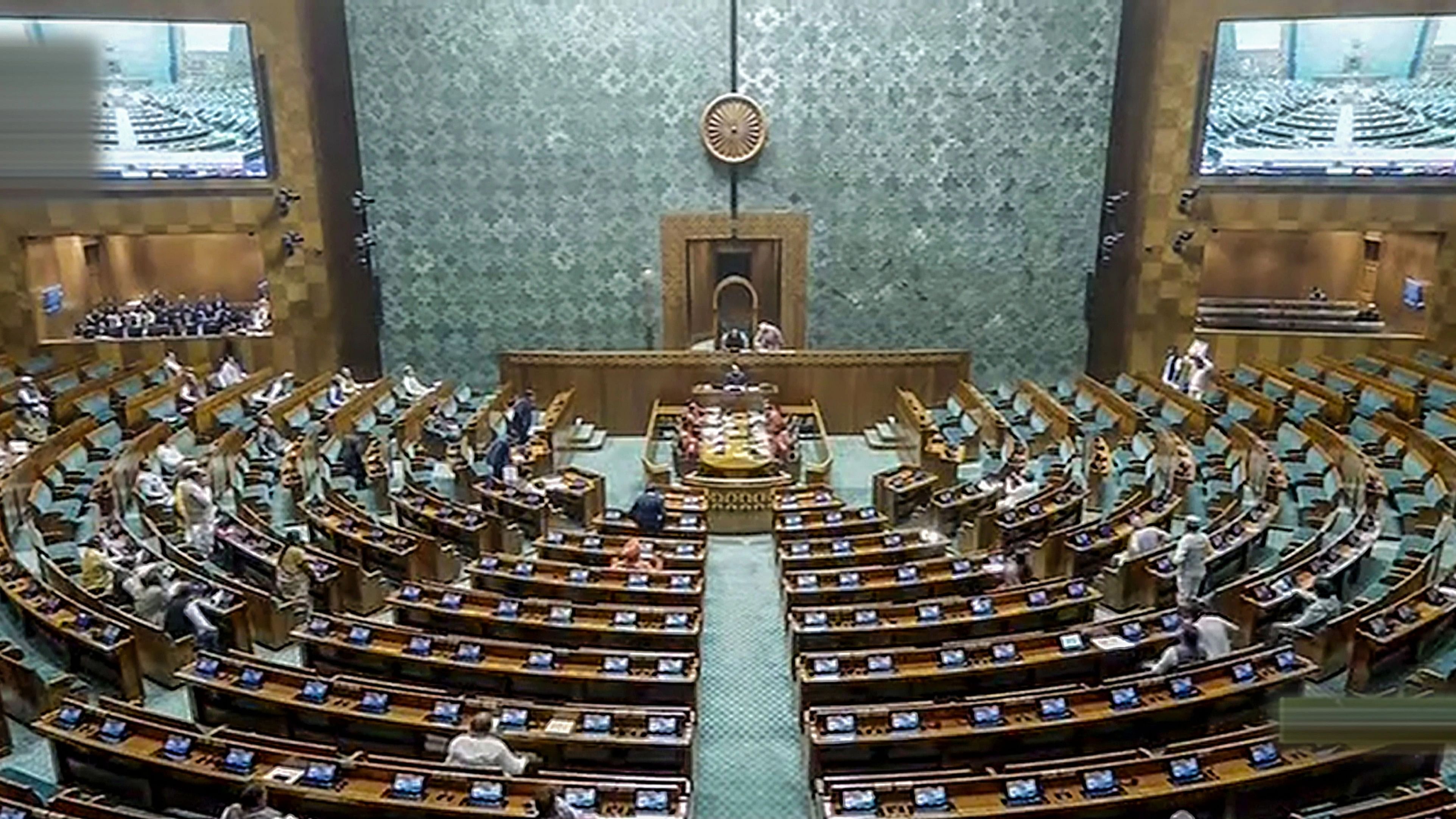 <div class="paragraphs"><p>Lok Sabha Speaker Om Birla conducts proceedings in the House during the Winter session of Parliament.</p></div>