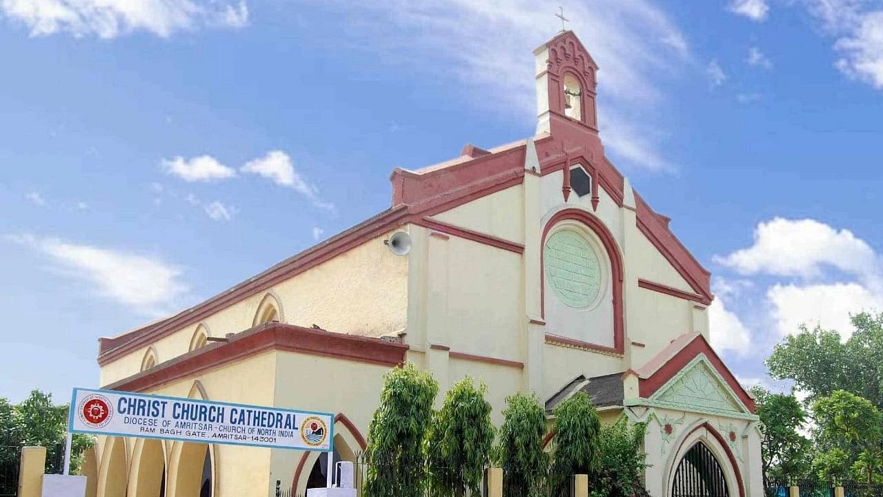 <div class="paragraphs"><p>Facade of Christ Church Cathedral in Amritsar.</p></div>