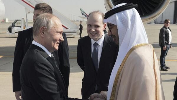 <div class="paragraphs"><p>Vladimir Putin in Abu Dhabi.</p></div>