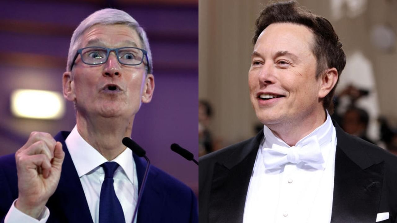 <div class="paragraphs"><p>Tim Cook (left) and Elon Musk (right).</p></div>