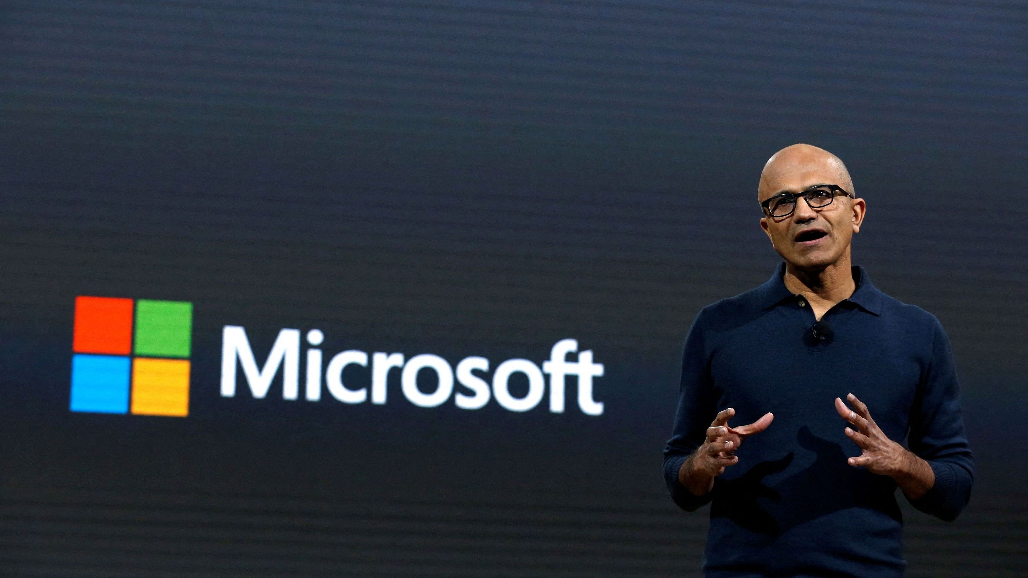 <div class="paragraphs"><p>Microsoft Chief Executive Officer  Satya Narayana Nadella.</p></div>