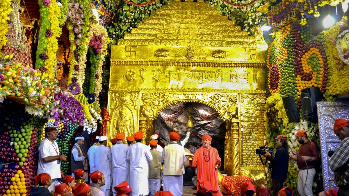 <div class="paragraphs"><p>File photo of holy cave shrine of Shri Mata Vaishno Devi in Katra.</p></div>