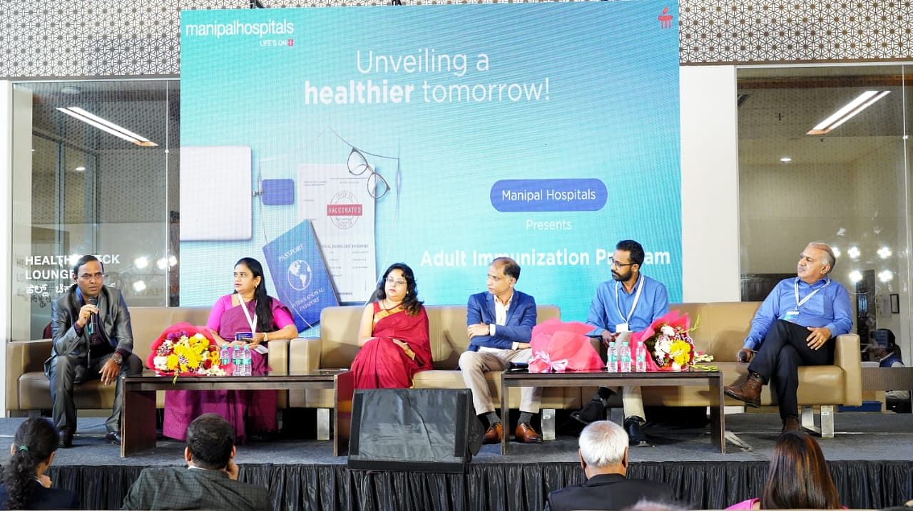 <div class="paragraphs"><p>A panel of doctors interact with Dr Kavitha Mathad, vice-principal of Sristi Global School; Vishnu Gattupalli of Bangalore Apartments'&nbsp;Federation&nbsp;(BAF); and former army man Col Ashish Mehta. </p></div>