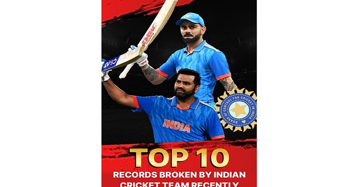 Top 10 Records Broken by Indian Cricket Team Recently Top 10 Records Broken by Indian Cricket Team Recently