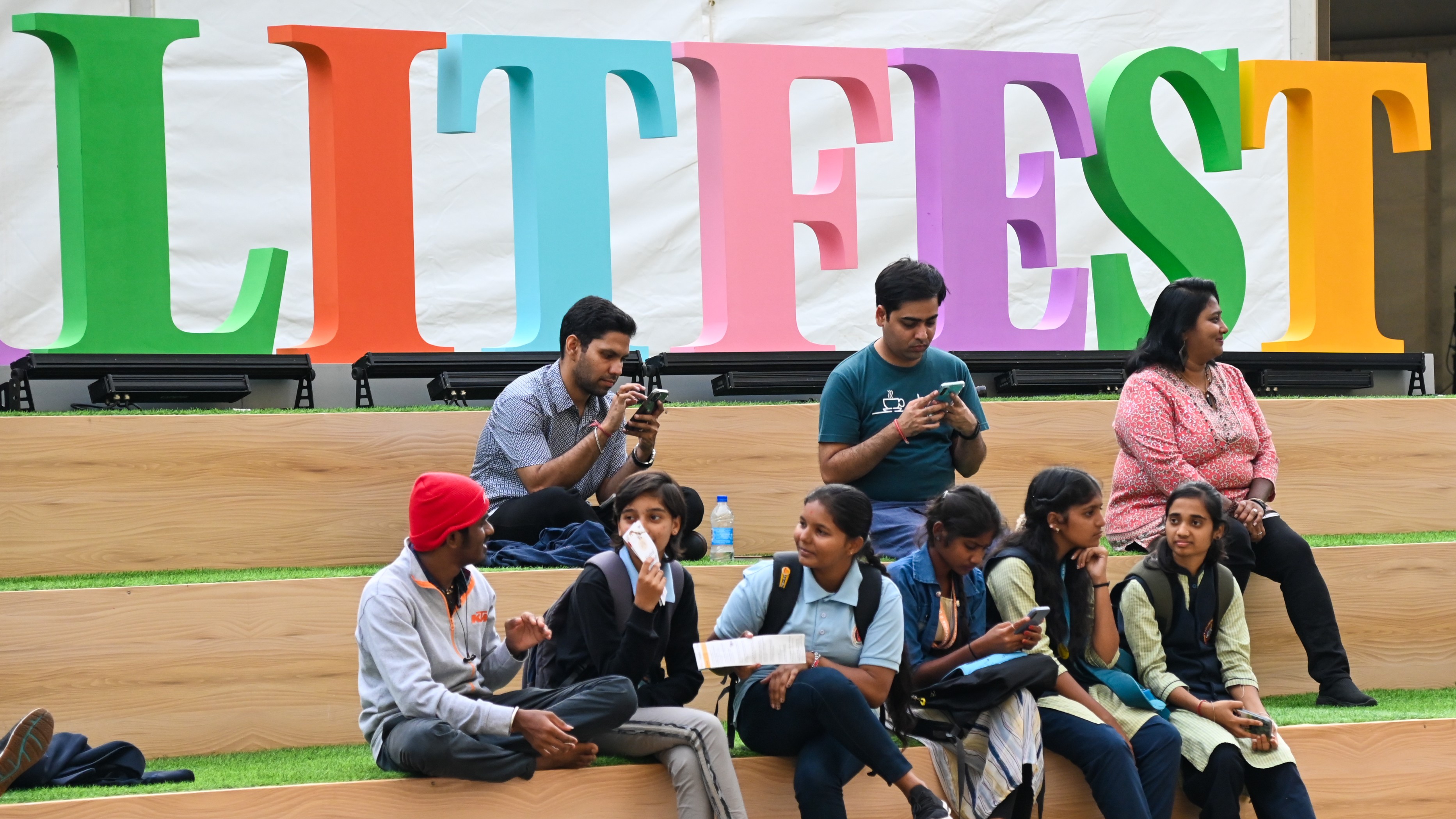 <div class="paragraphs"><p>People attending Bangalore Literature Festival.&nbsp;</p></div>