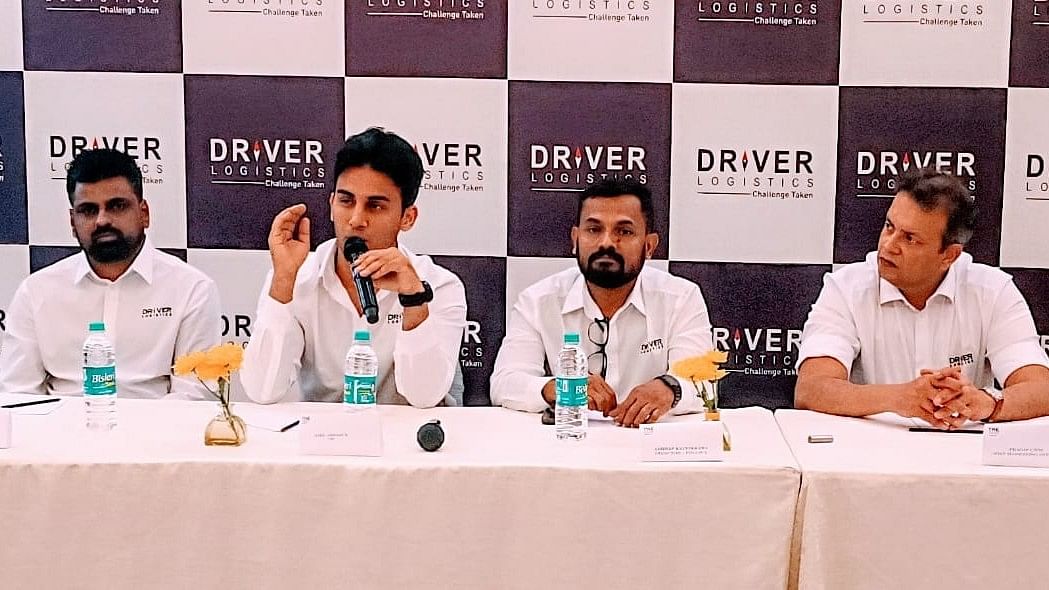 <div class="paragraphs"><p>Driver Logistics leadership at the media briefing in Bengaluru&nbsp;</p></div>