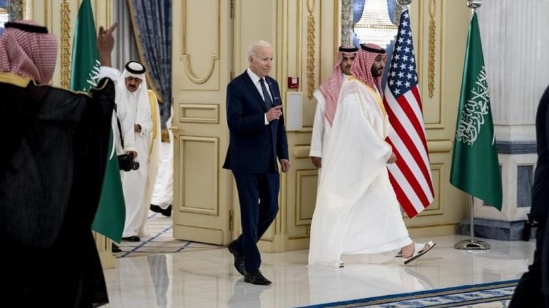 <div class="paragraphs"><p>President Biden visited Jeddah, Saudi Arabia, in 2022. Biden, who once referred to Saudi Arabia as a 'pariah' nation, earlier on expressed concerns about the kingdom’s human rights record.</p></div>