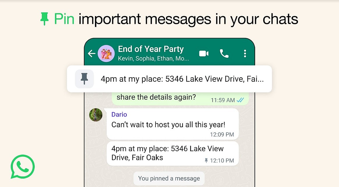 Explained How to pin messages on WhatsApp
