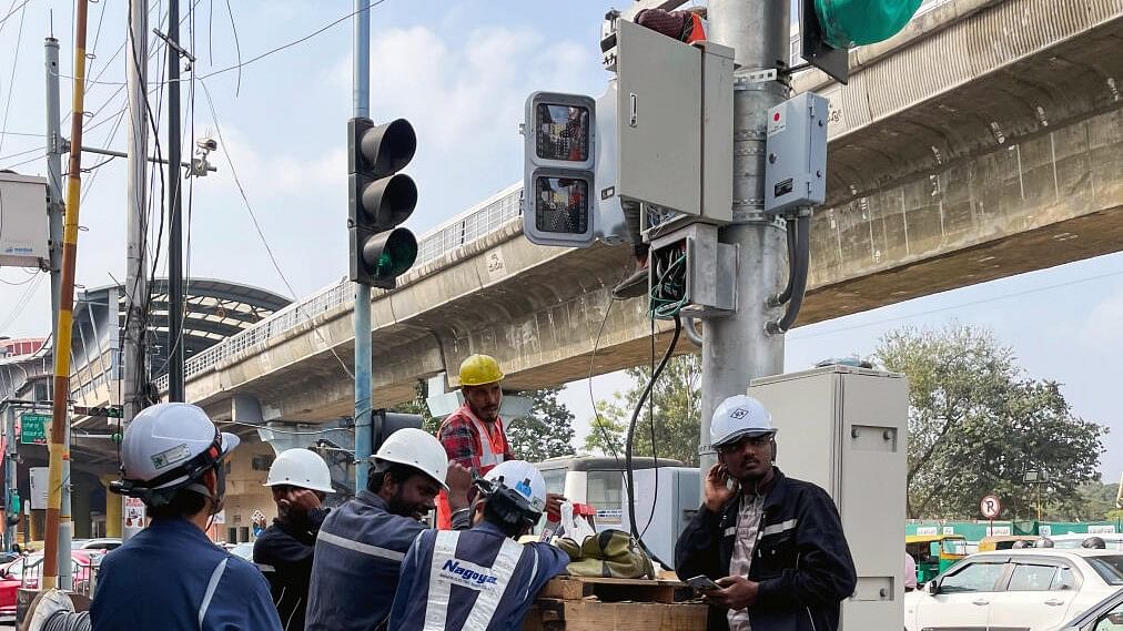 <div class="paragraphs"><p>A smart signal system on MG Road in Bengaluru. The Directorate of Urban Land Transport (DULT) is installing smart signals at 28 junctions in the city with funds from the Japan International Cooperation Agency (JICA).  </p></div>